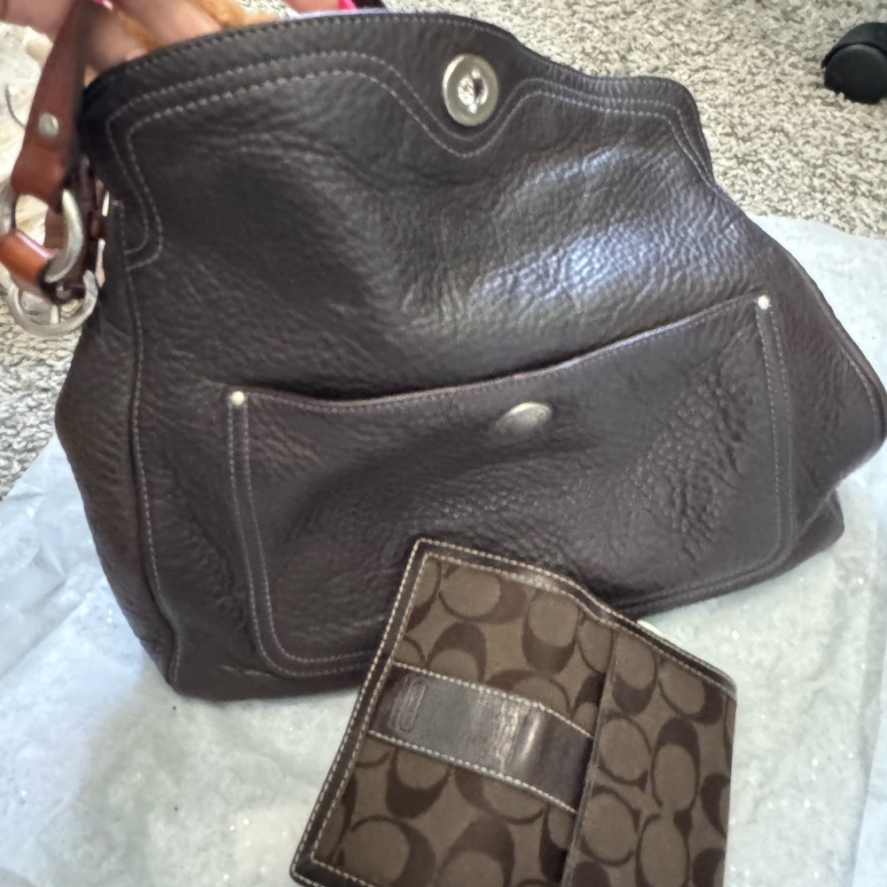 Coach Brown Leather Women's Bag